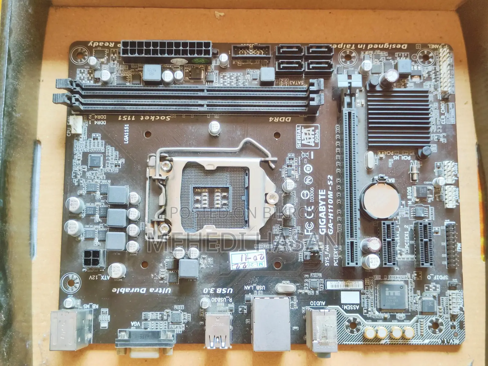 Gigabyte H100m-s2 Ddr4 Motherboard.