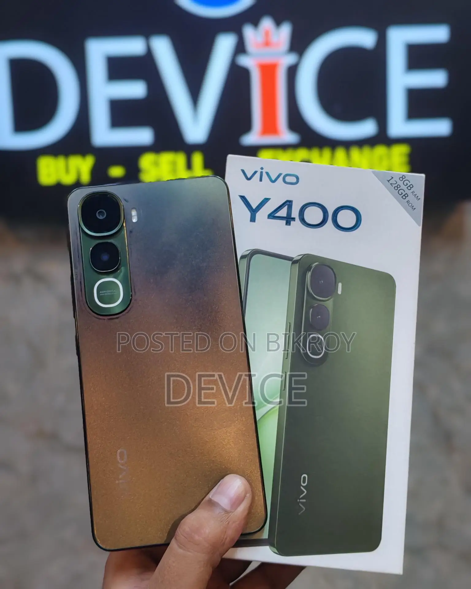 Vivo Y400 8/128 full box (Used)