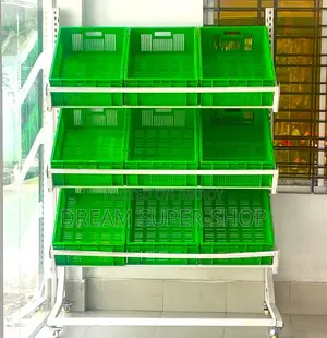 FreshPick Rack – Modern Veg & Fruit Display Solution