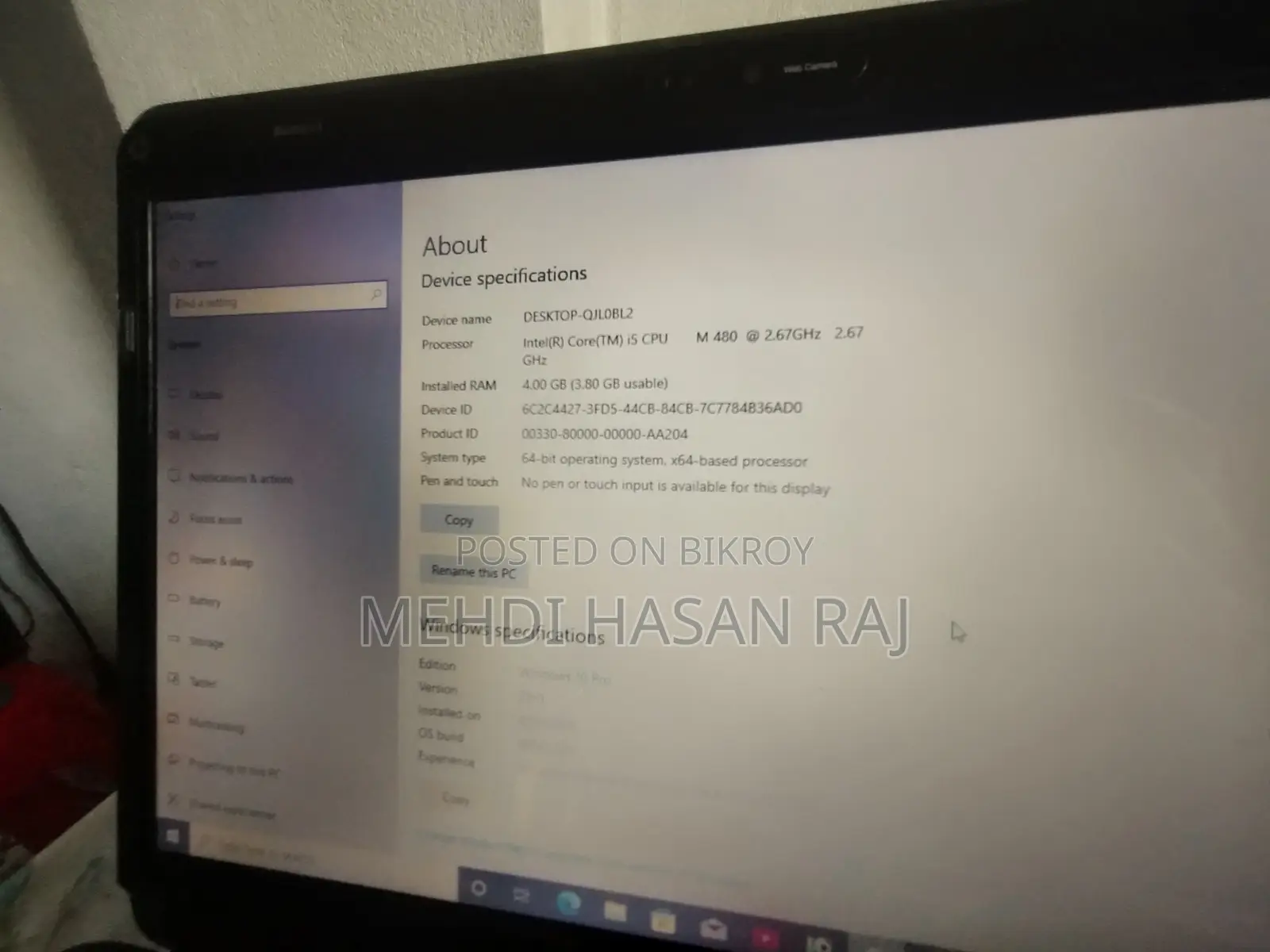 Toshiba Satellite L645 Full Fresh