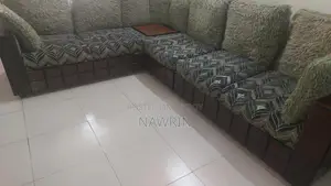 Malaysian Wood Corner Sofa