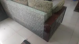 Malaysian Wood Corner Sofa