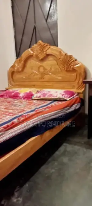 5/7 feet Akashmoni wood bed