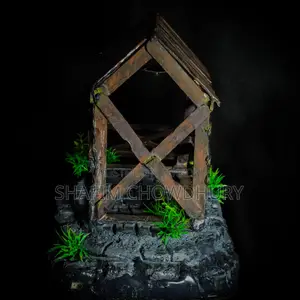 Handcrafted Rustic Cabin Lamp