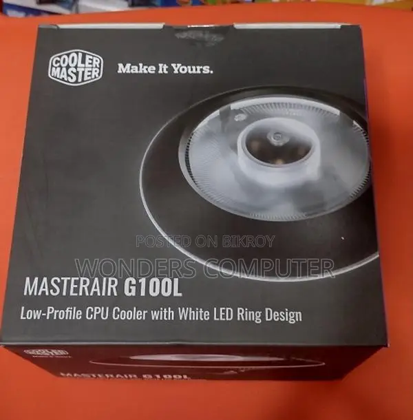 Brand New COOLER MASTER MASTERAIR G100L cpu cooling fan