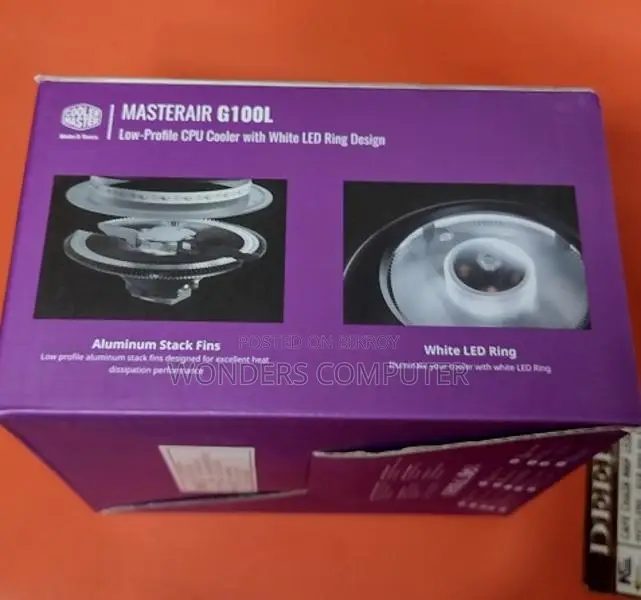 Brand New COOLER MASTER MASTERAIR G100L cpu cooling fan
