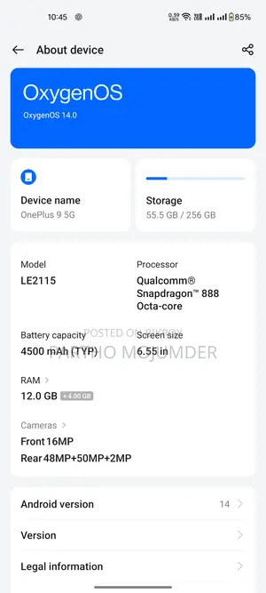 OnePlus 9 12/256 (Used)