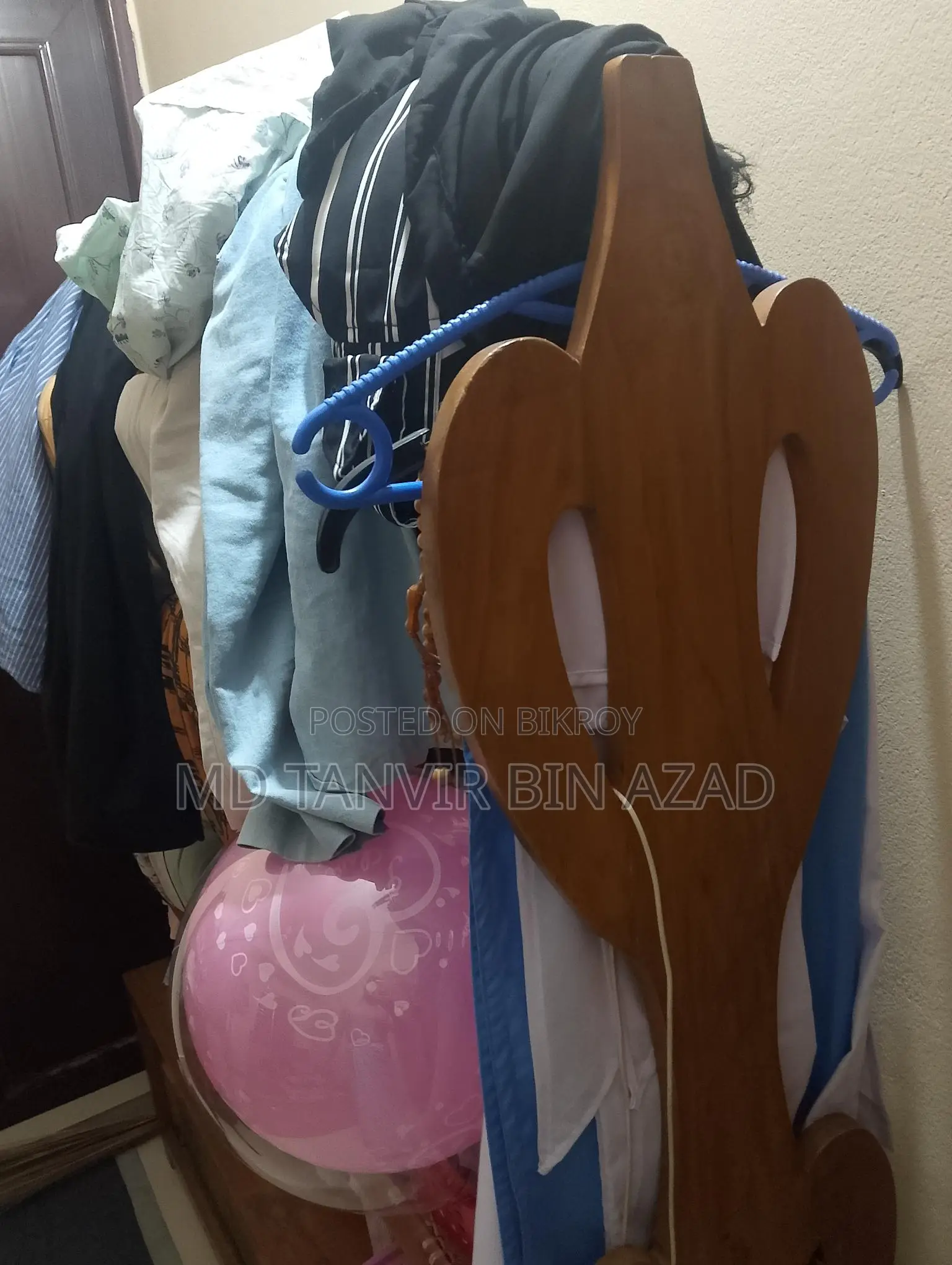 A Dressing Table and a Clothes Rack