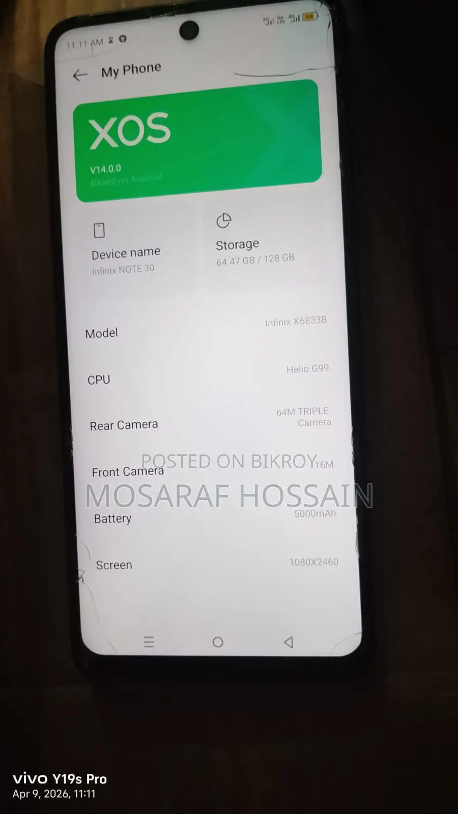 Infinix Note 30 Comilla Chandina (Used)