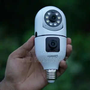 Dual Lens Bulb Holder Camera V380 Pro Apps