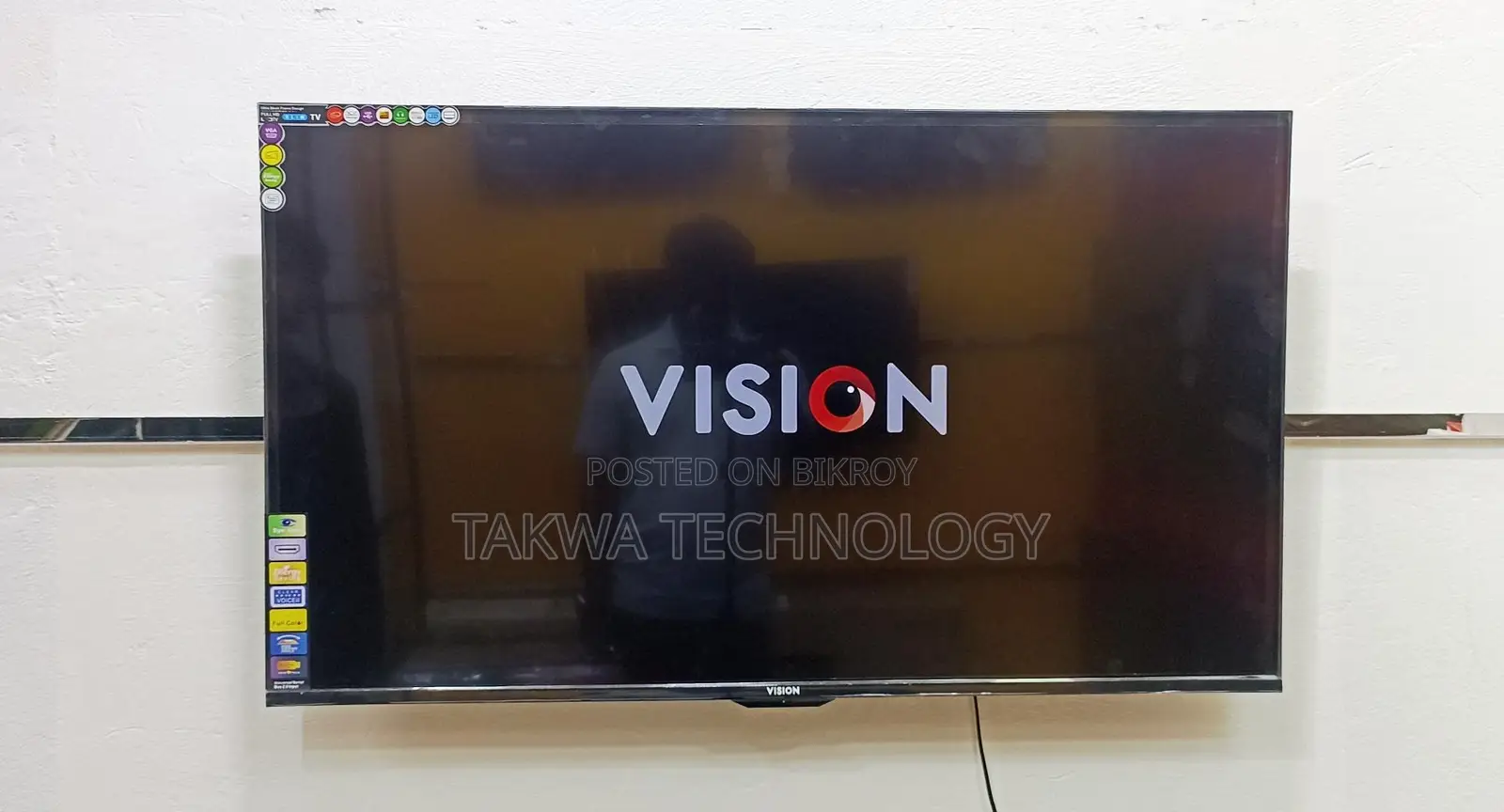 Vision-43" Inch Android Frameless Voice Control TV