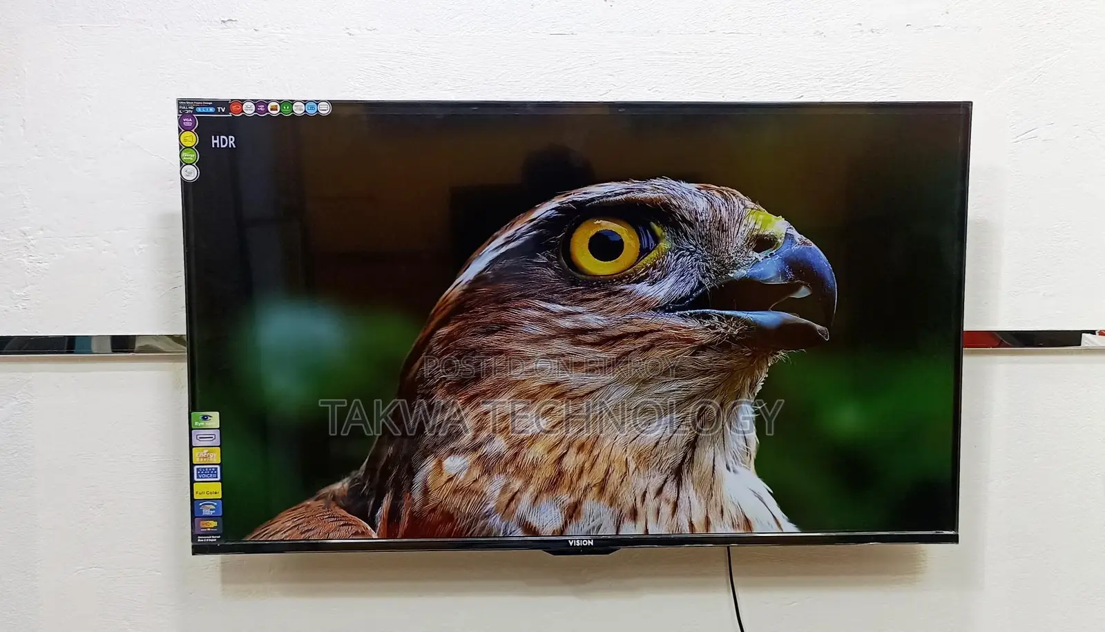 Vision-43" Inch Android Frameless Voice Control TV
