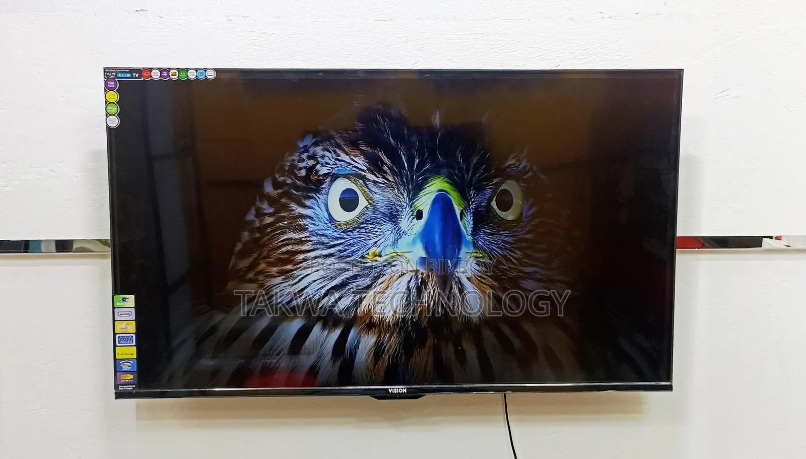 Vision-43" Inch Android Frameless Voice Control TV