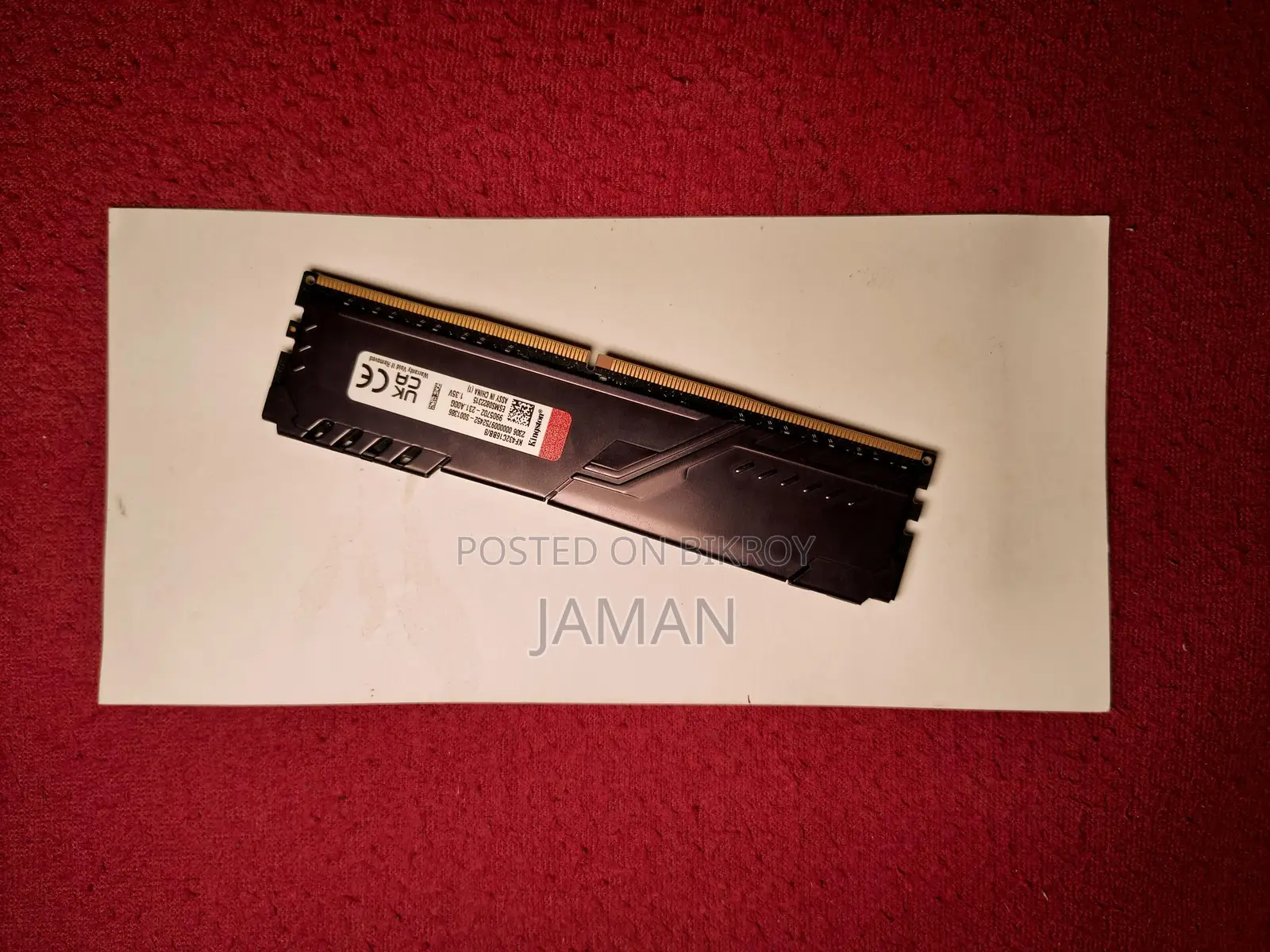 Kingston Fury DDR4 RAM 8GB