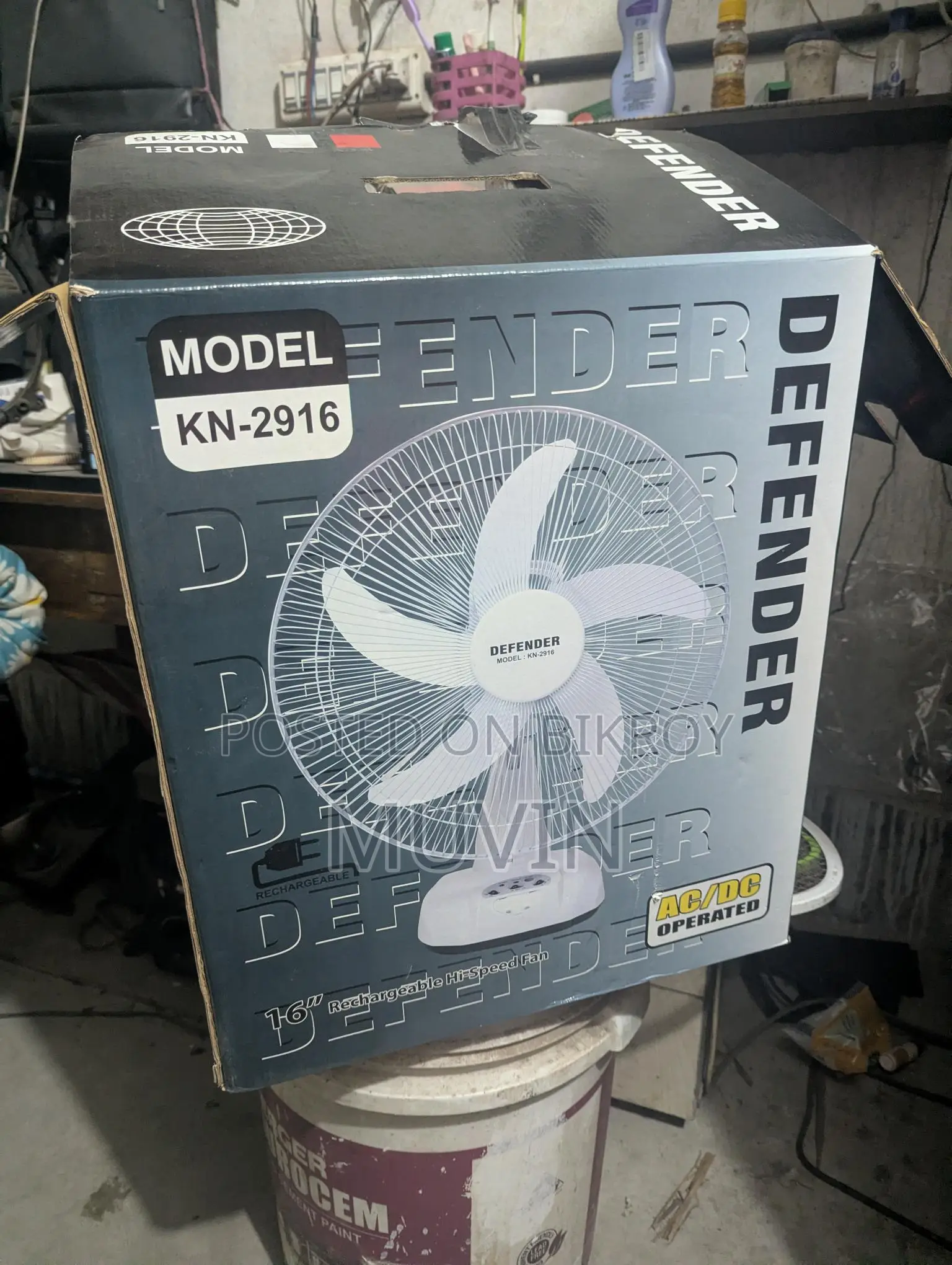 Defender Rechargeable Fan