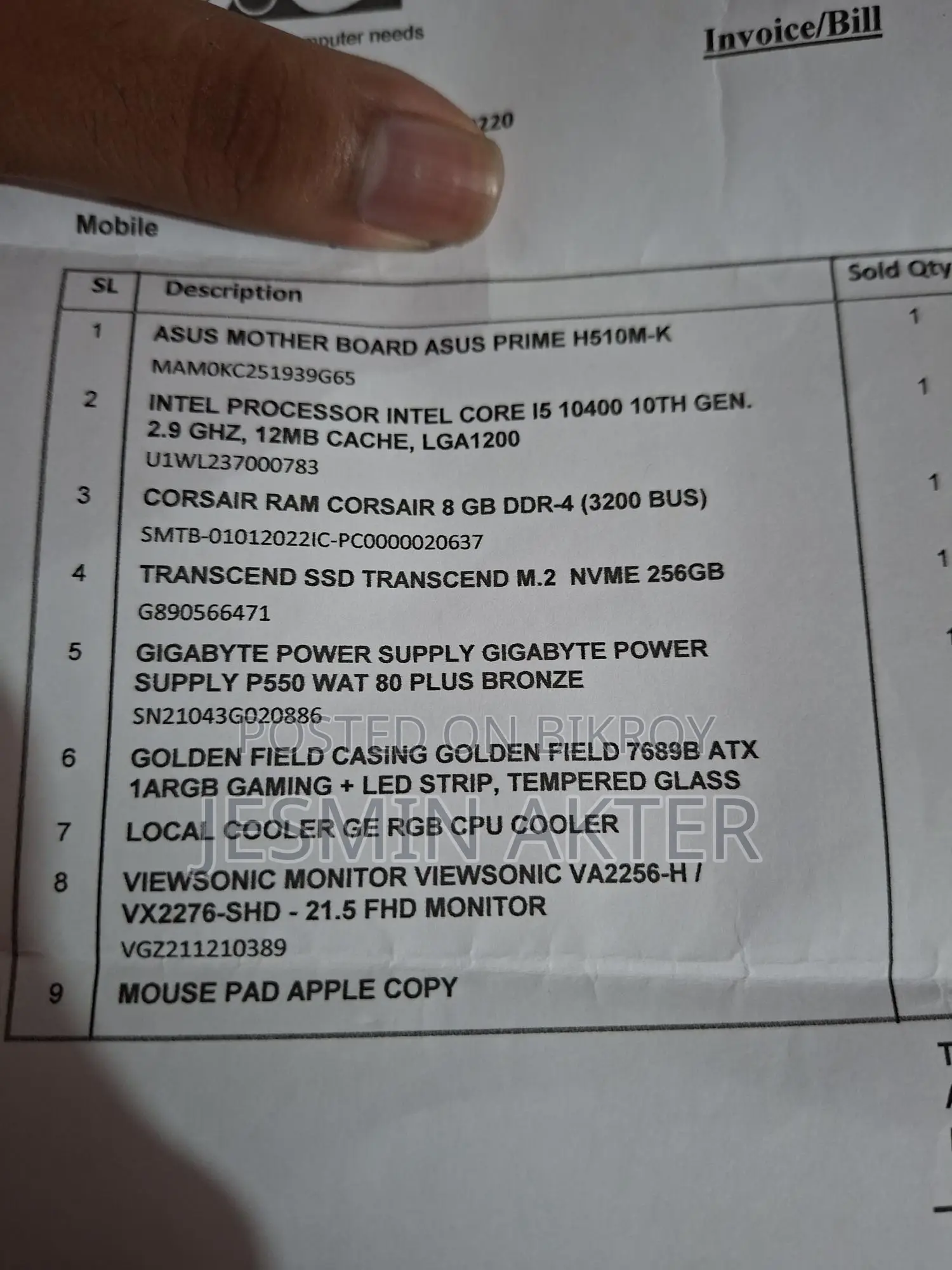 Gaming Computer for Sale