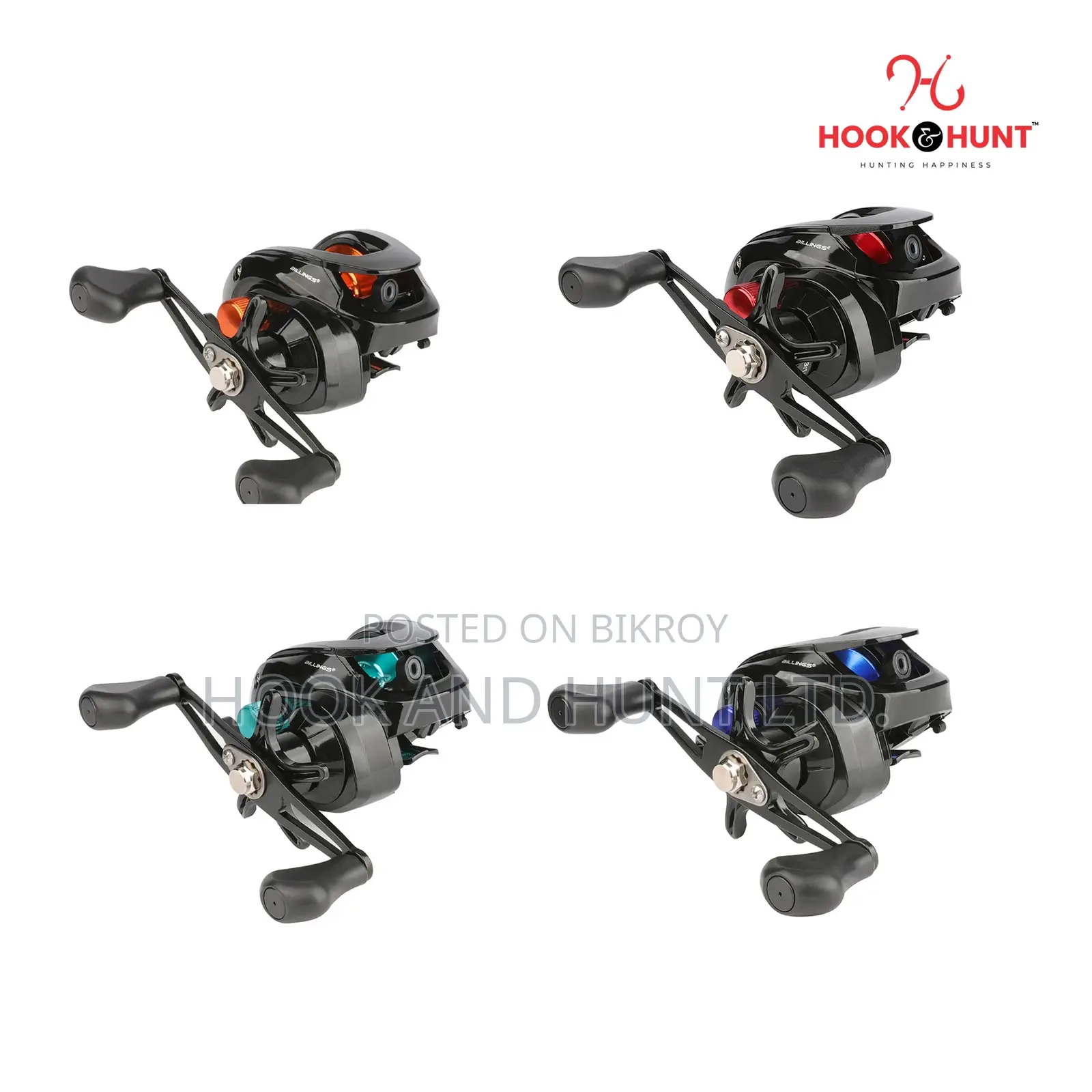 AS-200 Baitcasting Reel Full Metal Long Casting