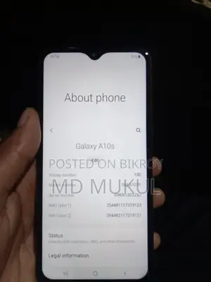Samsung Galaxy A10s . (Used)