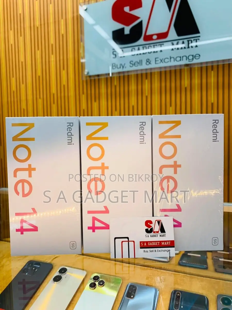Xiaomi Redmi Note 14 5G 8/256 GB (Brand New)