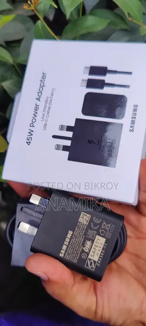 Samsung 45w Original Adapter with Vietnam Cable