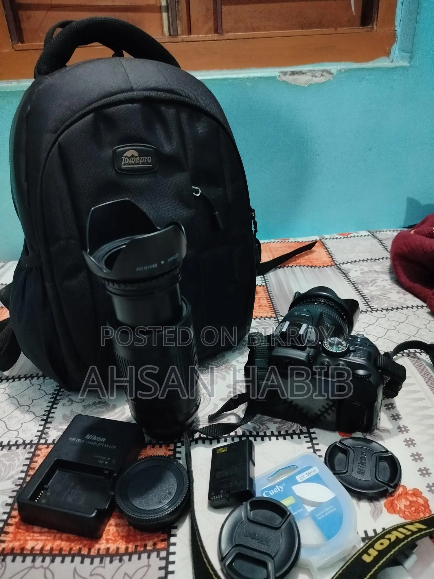 Nikon D5300 with Zoom and Prime Lens for Sale