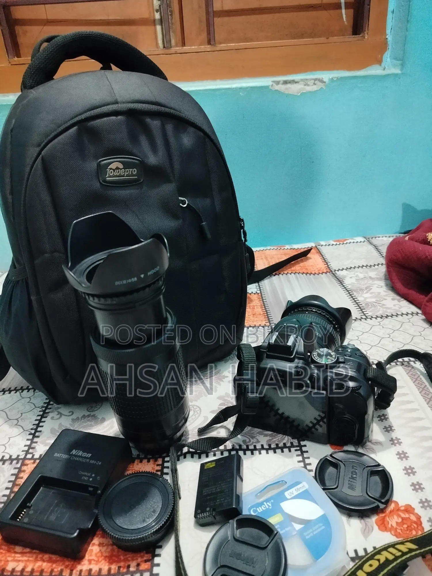 Nikon D5300 with Zoom and Prime Lens for Sale