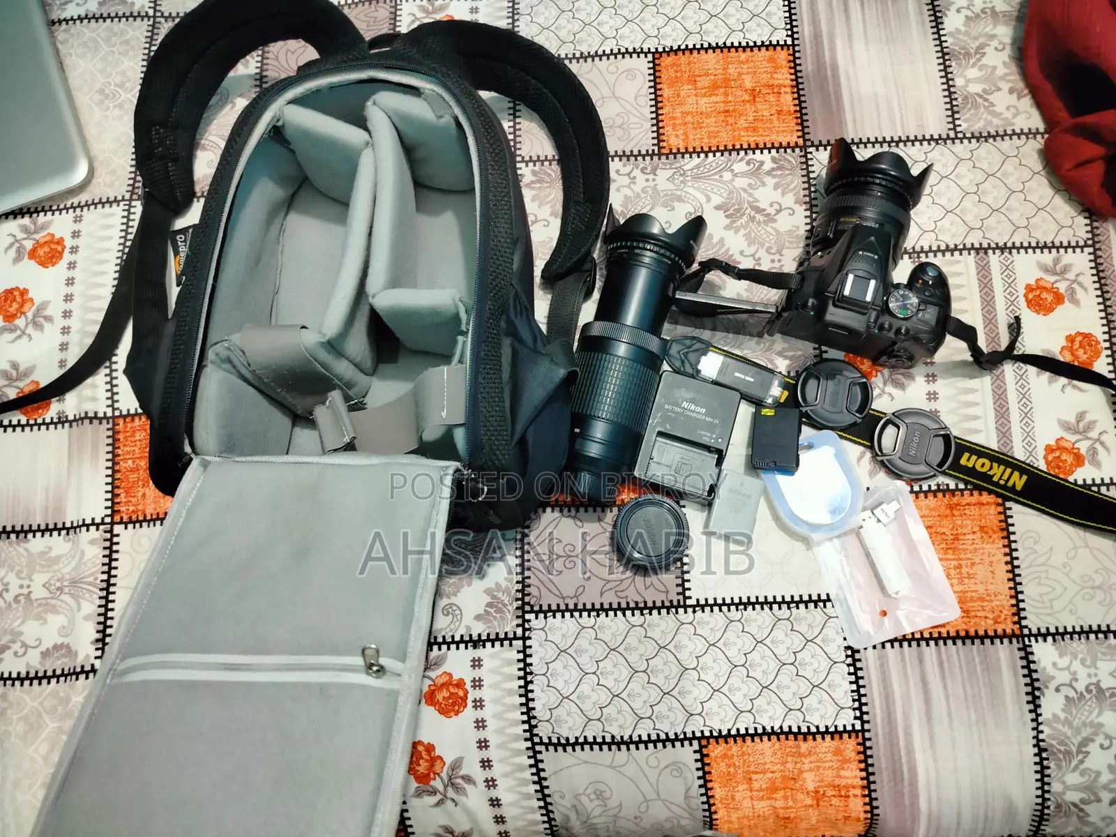 Nikon D5300 with Zoom and Prime Lens for Sale