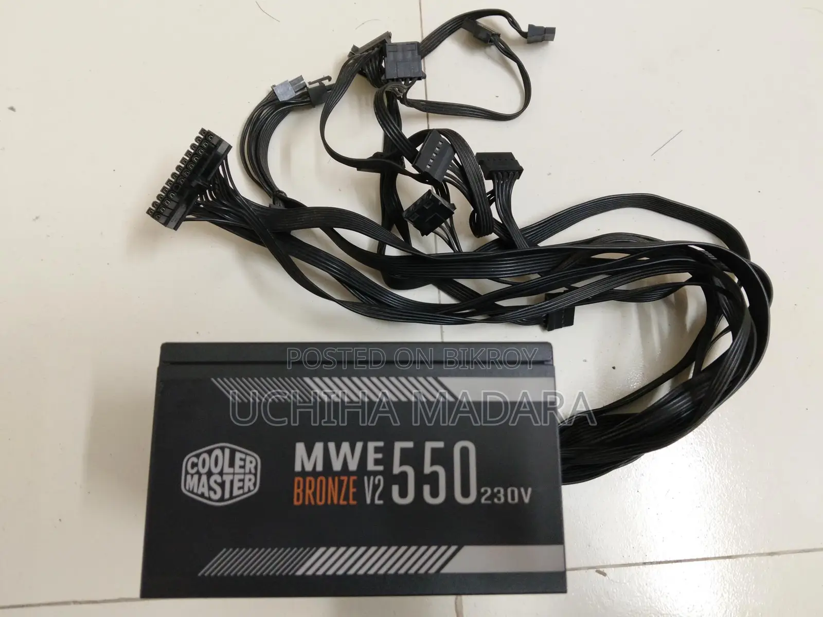 ওয়ারেন্টিসহ কুলার মাস্টার (Cooler Master) 550w ব্রোঞ্জ পাওয়ার সাপ্লাই