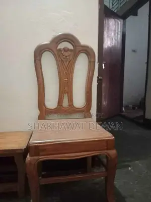 সেগুন কাঠের ডাইনিং টেবিল ৬ চেয়ারের