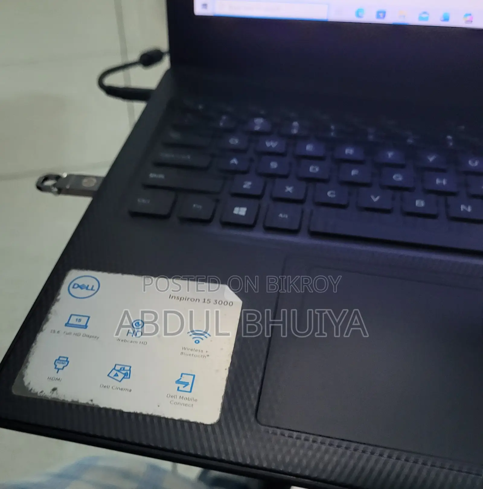 15.5 inch-6 months used laptop