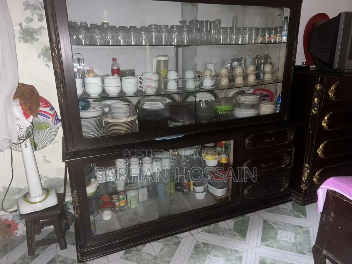 Teak Wood Showcase