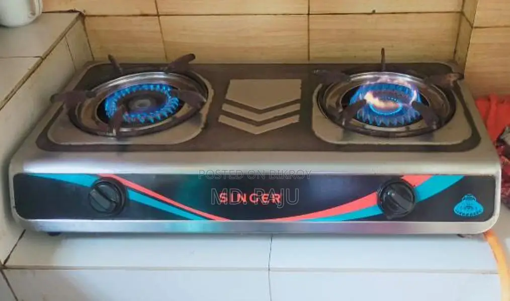 সিংগার ডাবল বার্ণার গ্যাস চুলা