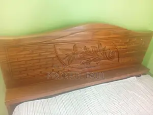 ৫" ৭ সাইজের সেগুন কাঠের খাট