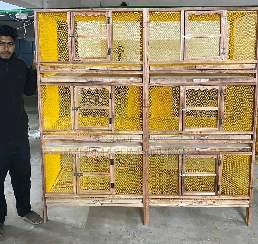 Three-Story Six-Group Chicken Cage