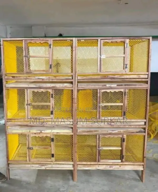 Three-Story Six-Group Chicken Cage
