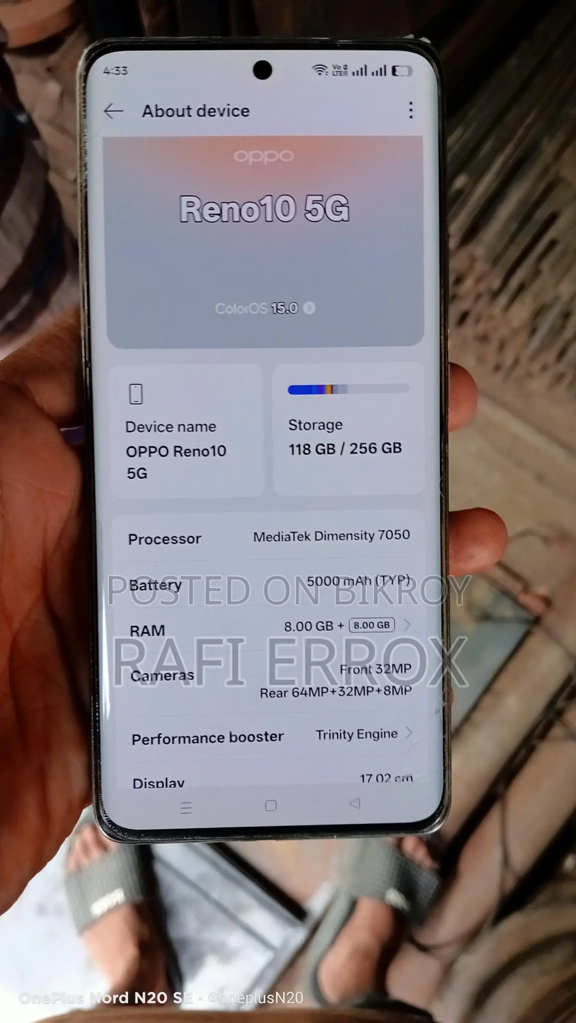 OPPO Reno10 5G (Used)