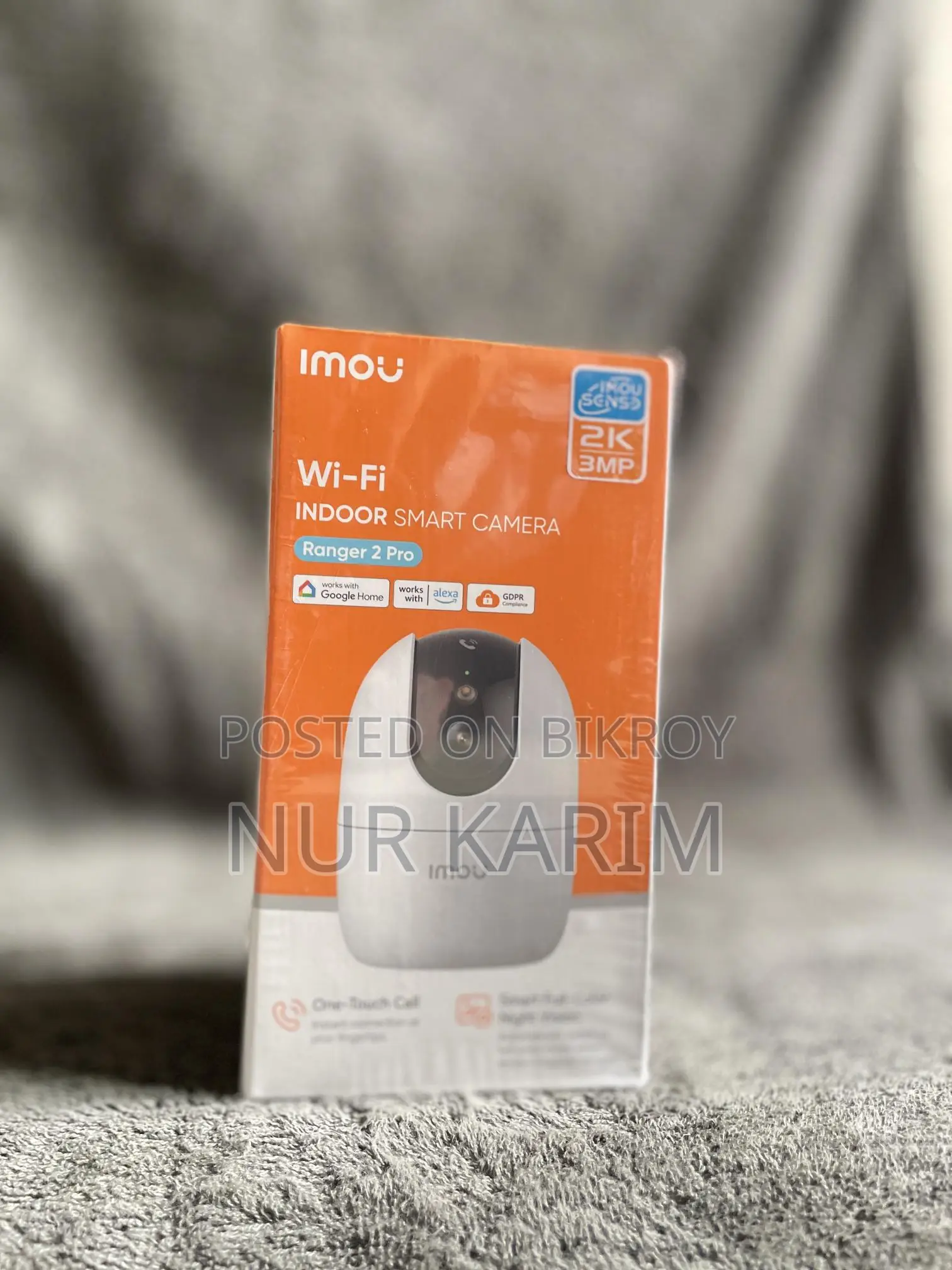 3MP Smart Home Wi-Fi Camera with Mobile Control