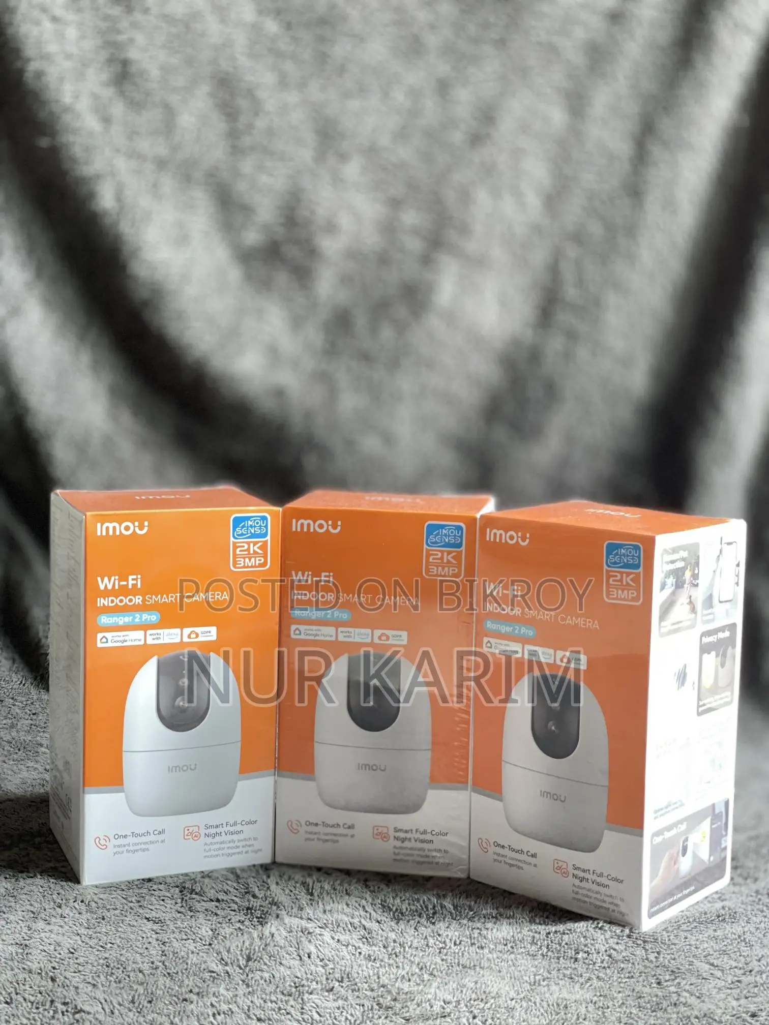 3MP Smart Home Wi-Fi Camera with Mobile Control