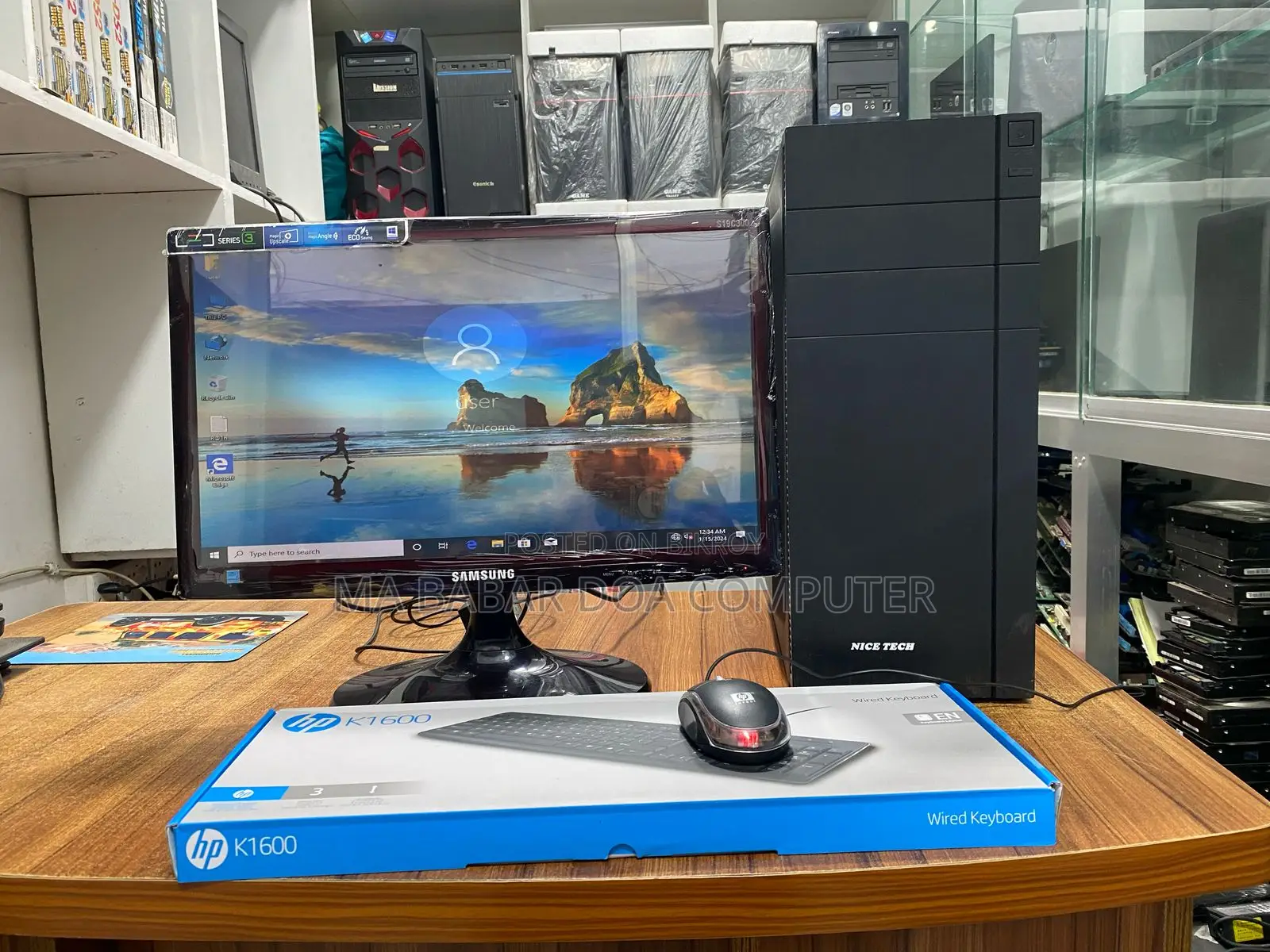 19" LED, 8th Gen Core i3, 480GB SSD, 500GB HDD, 8GB RAM, 1-Year Warranty