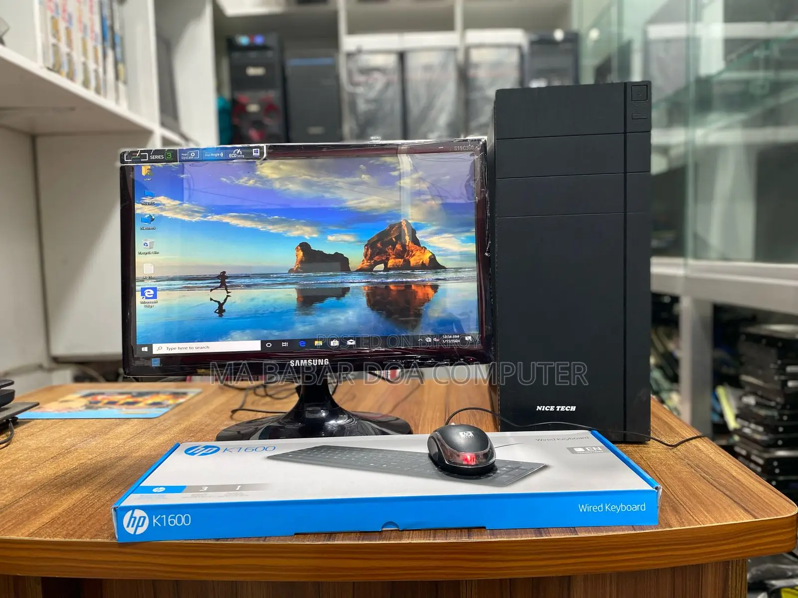 19" LED, 8th Gen Core i3, 480GB SSD, 500GB HDD, 8GB RAM, 1-Year Warranty