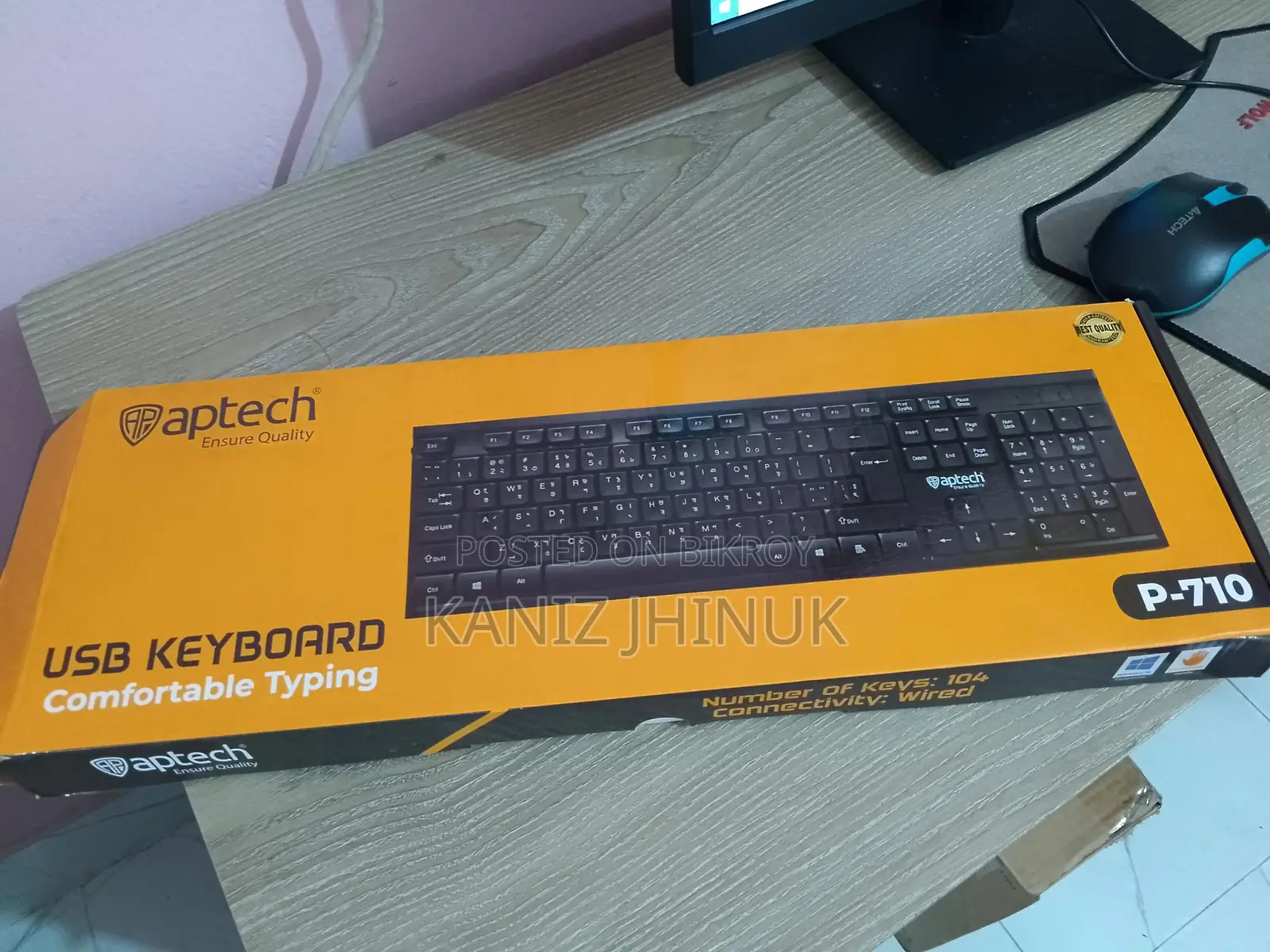 Desktop with table