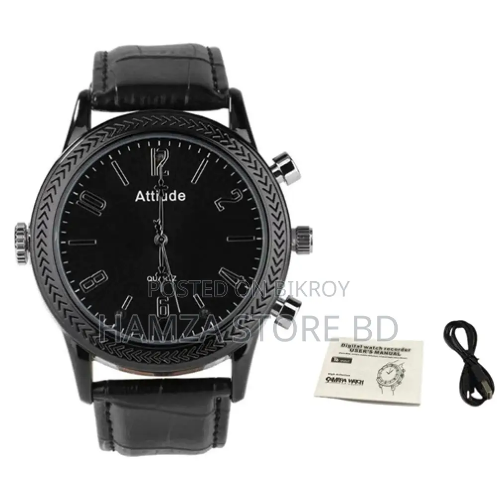Watch Spy Camera 32gb Night Vision FHD Voice With Video Recorder