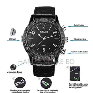 Watch Spy Camera 32gb Night Vision FHD Voice With Video Recorder