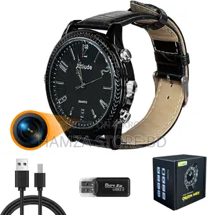 Watch Spy Camera 32gb Night Vision FHD Voice With Video Recorder