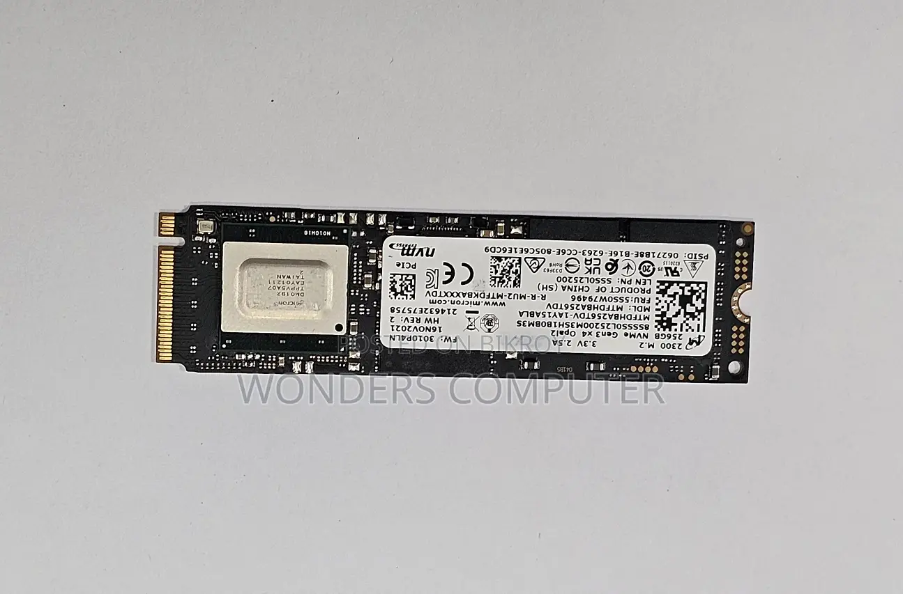 Micron NVMe M. 256GB with TCG Opal 2 1Year Warranty
