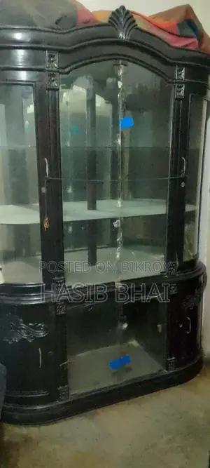 সেগুন কাঠের শোকেস