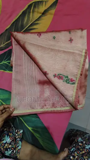জামদানী হাফ সিল্ক শাড়ি