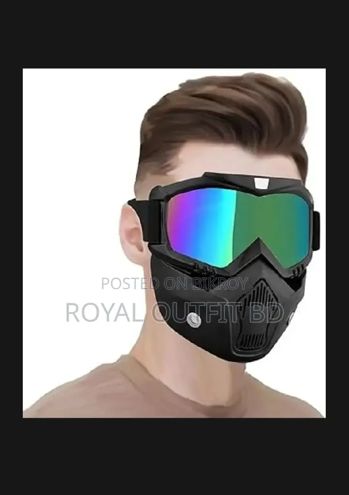 Safety Goggles Mask for Biker Wind Dust Protective Helmet Face