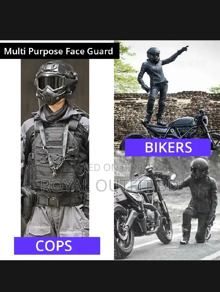 Safety Goggles Mask for Biker Wind Dust Protective Helmet Face