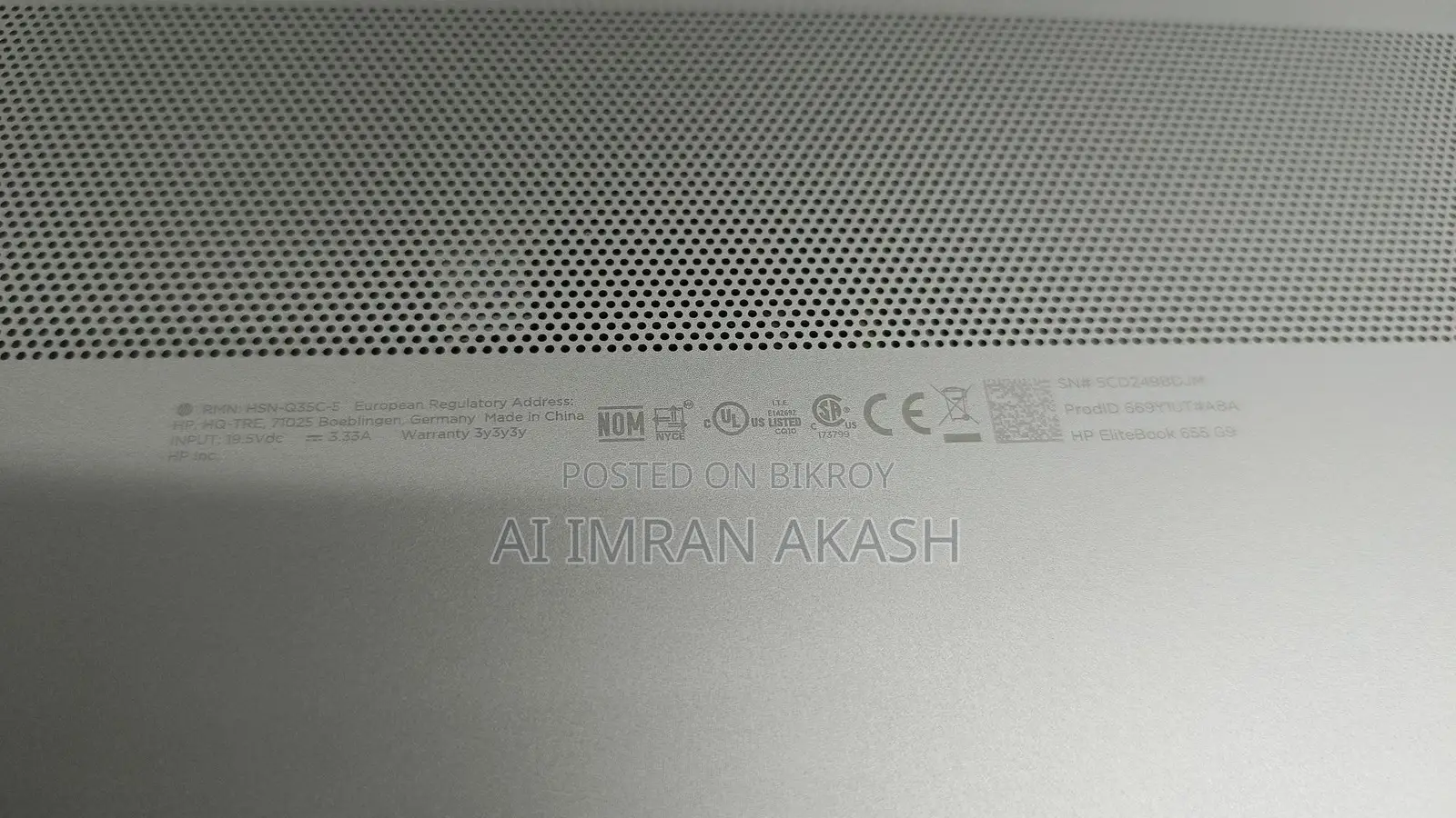 HP Elitebook 655 G9 Premium Business Laptop